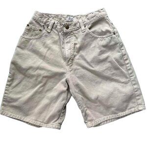 Bass Vintage 90s  Tan Denim 100% Cotton Jean Shorts Women’s Size 6
